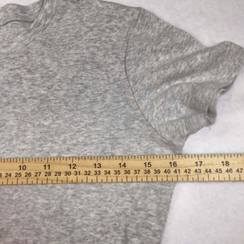 John Galt California Grey Marl Cotton Crewneck Short Sleeve T-Shirt - Picture 5 of 8